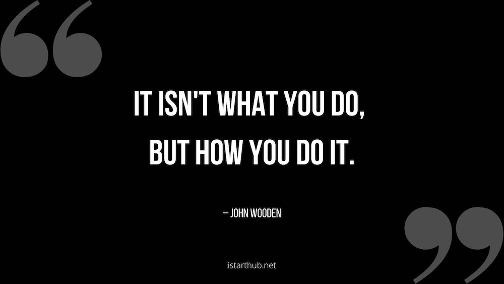 Best John Wooden quotes on success