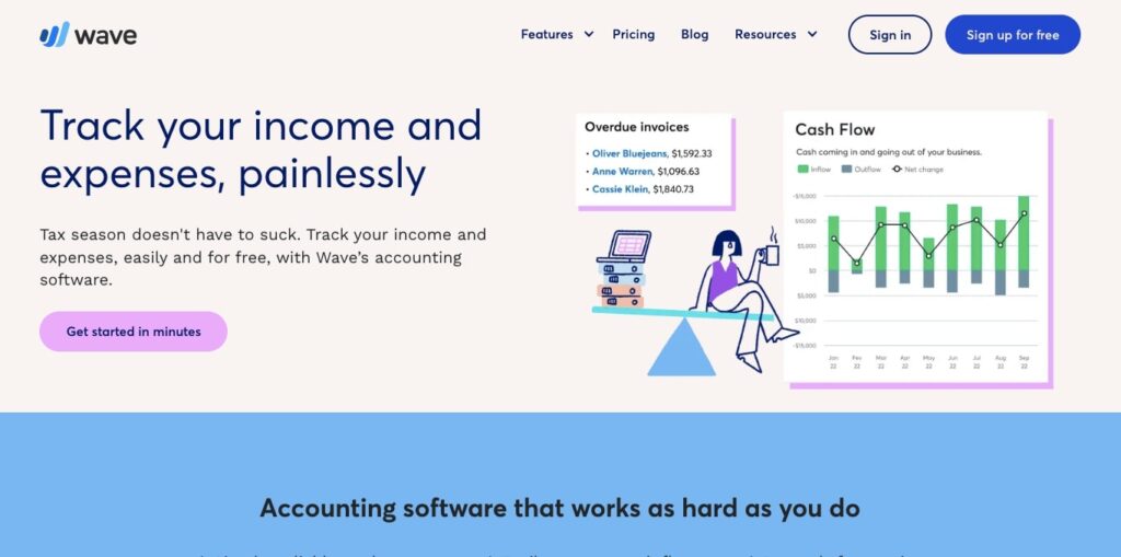 Wave accounting software