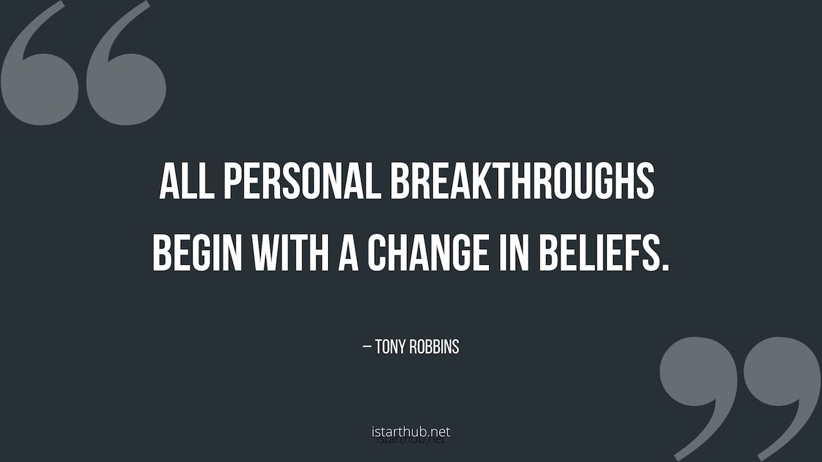 Tony Robbins quotes on change